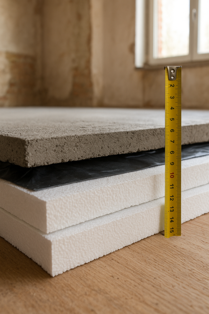 Isolation d'un plancher bas par le dessus : guide, prix et pose