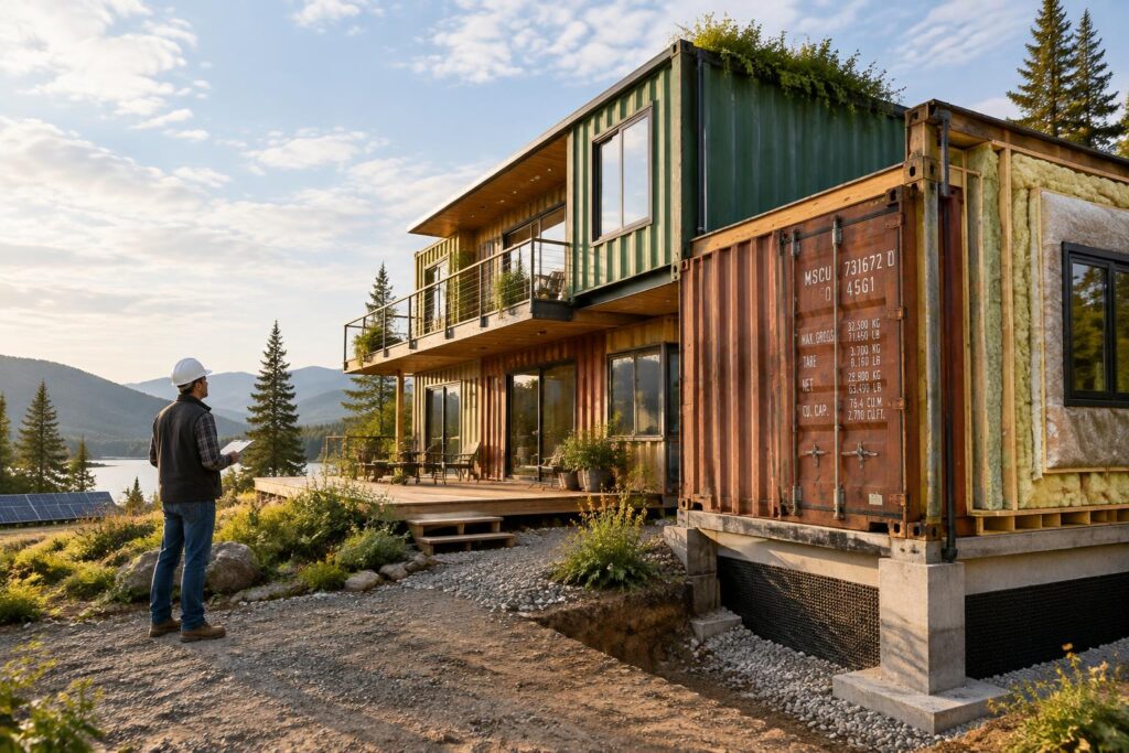 Maison container écologique : le réemploi ne suffit pas