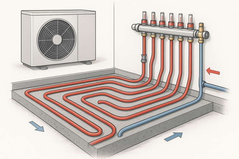 Plancher chauffant hydraulique : le fonctionnement expliqué